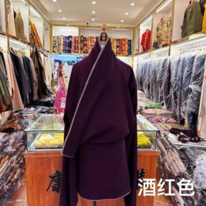 Niche Men’s Thickened Tibetan Robe Winter Clothing Warm Costumes