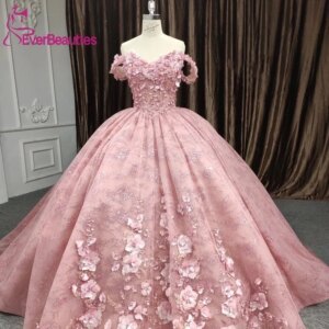 Vestidos De 15 Quinceañera Quinceanera Dress for Juniors Luxury Ball Gown Party Dresses Glittery Tulle Lace Beaded Prom Dress