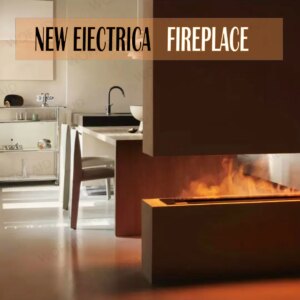 App / Remote Control 3D Water Vapor Fireplace Smart Decoration Safety High-end Electric Steam Fireplace