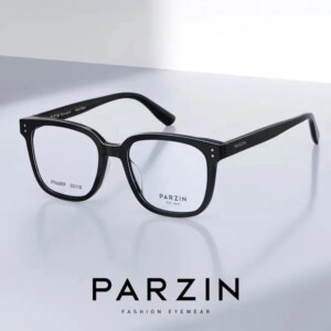PARZIN Acetate Retro Prescription Eyeglasses Frame Men Glasses Frame Women Optical Spectacles Eyewear 66009