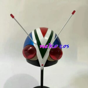 nekocos Showa Rider Riderman  Helmet  Mask resin Cosplay   Customized size  Props Toy Gift Halloween Role Play