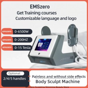 EMSzero Neo Electromagnetic EMS Body RF Slimming Lose Weight Machine Muscle Stimulator Fat Removal Hi-Emt Build Muscle Device.