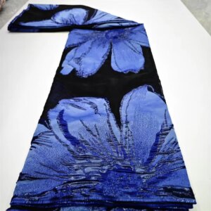 New African Brocade Fabric Jacquard Organza Lace 2025 Nigerian Damask Gradient Lace French Net Material Brocard Tissu