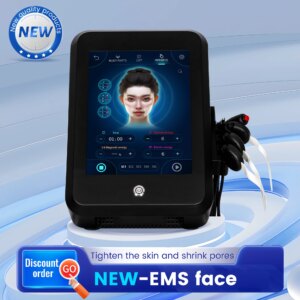 EMS RF Electromagnetic Muscle Building Skin Firming Device Non-Invasive Facial Lifting Wrinkle Removal Beauty Machine