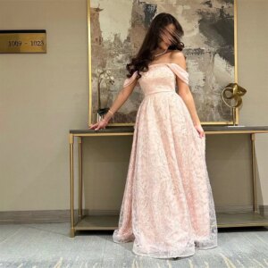 ROYET Sequined Applique Luxury Long A Line Evening Dress Floor Length Elegant Formal Classic Long Woman Of Prom Gown New 2024