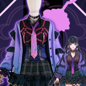 COSLEE Vtuber Nijisanji XSOLEIL Meloco Kyoran Daily Fashion Uniform Dress Cosplay Costume Women Halloween Party Suit Outfit