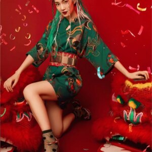 National Trend Chinese Style Cheongsam Theme Photography Performance Costume