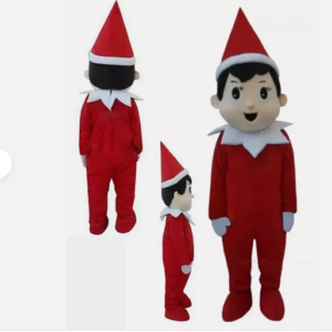 New Adult Hot Sale Foam Cute Christmas Boy Cartoon Mascot Costume Plush Christmas Fancy Dress Halloween Mascot Costume