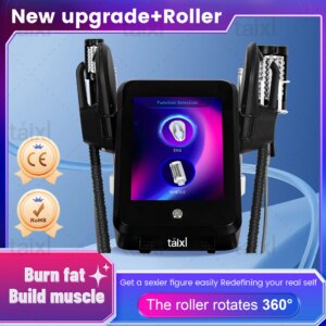 NEW 200HZ EMS Roller Slimming Cellulite Reduction Inner Ball Roller 360 Degree Infrared Vacuum Roller Massage Beauty Machine