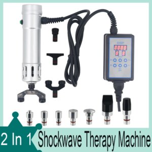 2in1 Shockwave Therapy Machine ED Treatment Shock Wave Neck Pain Relief Body Relax Massager Health Care Chiropractic Gun New