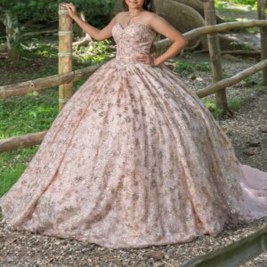 Sparkly Pink Ball Gown Quinceanera Dress With Bow 2025 Sweetheart Applique Bead Birthday Party Sweet 15 Vestidos De 15 Años
