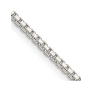 Sterling Silver 1.7mm 8 Sided Diamondcut Box Chain