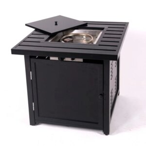 LPG Square Propane Gas Fire Pit Table For Garden,balcony,etc