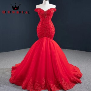 Exquisite Lace Beading Sexy Mermaid Evening Dress 2023 New Sweetheart Formal Prom Gowns Robes De Soirée Custom ZX29