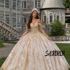 Shimmering Bow 2025 Quinceanera Dress Princess Ball Gown Beaded Bride Robe Sweetheart Neck Bridal Dresses Vestidos De Novia