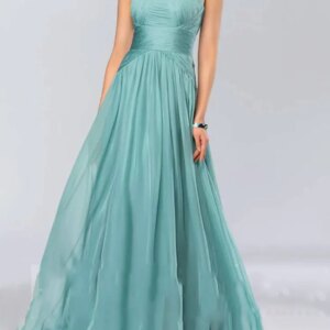 A-Line Bridesmaid Dresses Halter Neck Sleeveless Elegant Gowms Floor Length Chiffon Dresses with Pleats 2024 New Customized