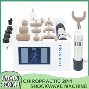 300MJ Shockwave Therapy Machine Grade for Chiropractic Fast Pain Relief Enhance Mobility Physical Therapy Body Massager