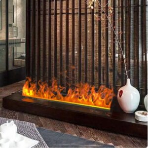 1500MM 3D Atomization Fireplace Embedded Fireplace Room TV Stand Decoration Humidifier 3D Vapour Colorful Steam Flame Indoor