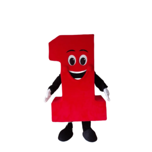 number 1 mascot costume no.1 first cartoon character custom design fancy costune anime cosplay mascotte carnival costume1292