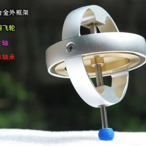 Electric Mechanical Metal Gyro Toy Gyroscope Classic Collection Gift Counter Gravity Creative Technology 12000 R Per Minute
