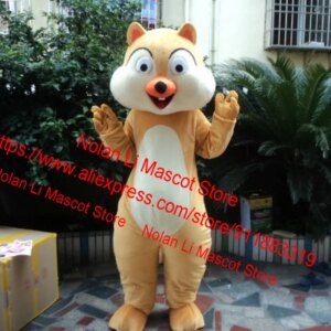 Factory Outlet EVA Material Helmet Brown Squirrel Mascot Costume Cartoon Set Cosplay Birthday Party Masquerade Adult Size 1017