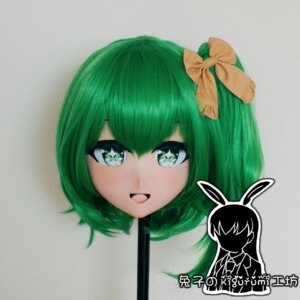 (RB682)Quality Handmade Female/Girl Resin Japanese Anime Cartoon Character Cosplay Daiyousei Kigurumi Mask