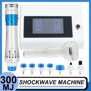 Shockwave Therapy Machine Body Massage ED Treatment Relax Physiotherapy 300MJ Shoulder Back Pain Relief Simple Operate