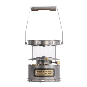 Outdoor Coal Oil Lamp Stove Tea Cooking Half Window Outdoor Retro Round Lamp Stove Observation Lamp 360° Viewing Fire Lamp Stove