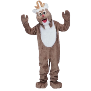 Adult Size Friendly Reindeer Mascot Costume for Christmas Celebration Party Carnival Advertising Best Quality SW627