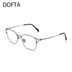 DOFTA Business Myopia Glasses Frame New Pure Titanium Large Eyeglasses Frame Men’s Prescription Full Frame 50025