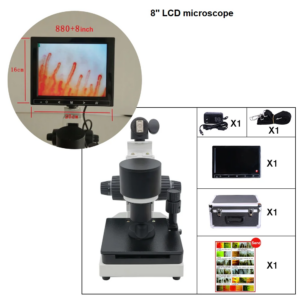 Healthcare Diagnosis Machine Nailfold Capillary Microcirculation Detector Illuminated Zoom Microscope