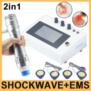 300MJ Shockwave Therapy Machine ED Treatment Electric Muscle Stimulation Physiotherapy 2 in 1 Shock Wave Body Relaxation