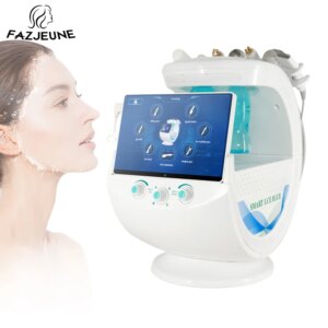 Professional Face Hydra Machine RF Lifting Ultrason Smart Ice Blue Plus 7 in 1 Oxygen Hydro Dermabrasion Bubble Machine