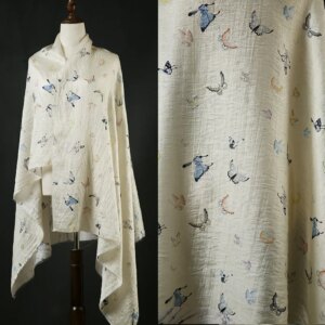 Colorful Jacquard Digital Printing Fabric 1.5 M Width New Chinese Style Han Chinese Clothing Cheongsam Clothing Fabric