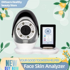 Face Moisture Detection Spa Use 3D Facial Skin Analysis Machine New Upgrade 8 Spectral Imaging Technology Skin Analyzer