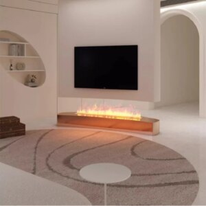 1000 MM L Fake Flame 3d Steam fireplace electric water vapor
