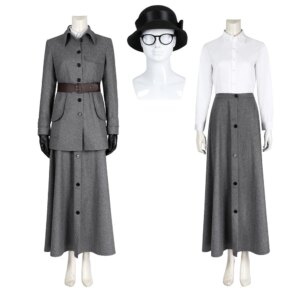 Movie Cosplay Costume For Women Vintage Elegant Uniform Jacket Skirts Hat Full Set Halloween Carnival Business Party Ball Gown