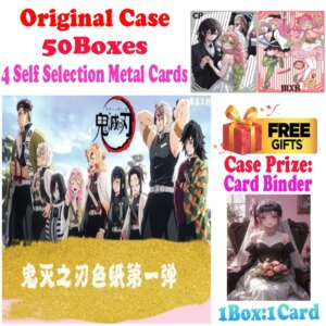 2025 Newest Case Wholesale Kendou Demon Slayer Colored Paper Card Shinobu Trading Mitsuri Tanjiro CCG TCG Hobbies Gift