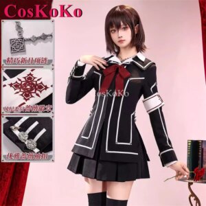 CosKoKo Kuran Yuki/Kurosu Yuki Cosplay Anime Costume Fashion Elegant Black Uniforms Halloween Party Role Play Clothing S-L New
