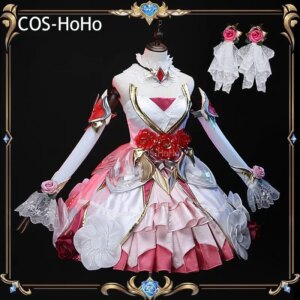 Game LOL Gwen Crystal Rose Battle Suit Sweet Lovely Uniform Cosplay Costume Halloween Party Role Play Outfit Women 2025