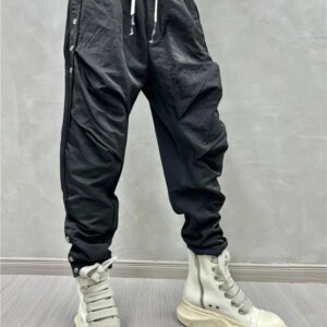 Dark Stitching Multi-Pocket Techwear Style Wear Overalls Men’s Fashion Casual Trousers