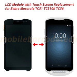 5Pcs TC56 LCD Display with Touch Screen Digitizer for Symbol TC51 TC56 TC510K