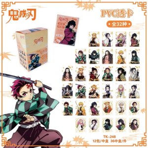 Modu Demon Slayer Kimetsu No Yaiba Pvc Transparent Cards Anime Kamado Nezuko Kochou Shinobu Mitsuri Game Collection Cards