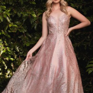 Classic Sleeveless Satin Evening Dresses 2024 Luxurious Deep V Neck Dress Sparkling Sequins Banquet Party Gown Vestidos De Novia