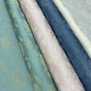 Guanle Crepe Real Silk Fabric 28momme Chinese Style New Chinese Cheongsam Shirt Dress Suit Silk Fabric