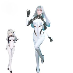 2025 Firefly Cosplay Costume Honkai Star Rail Firefly Cosplay Costume Women Sexy Jumpsuit Outfits Halloween Full Set