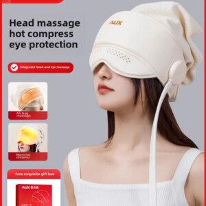 Head massager, eye hot compress, sleep aid, headache meridian dredging, scalp automatic massager gift