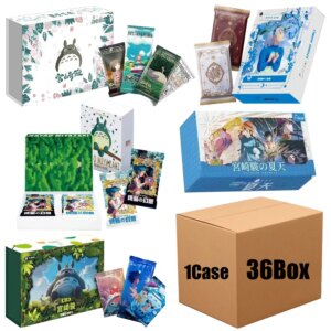 Wholesale Latest Case Miyazaki Hayao Collection Cards First Rare Collection Cards Totoro Film Children Toy Birthday Gifts