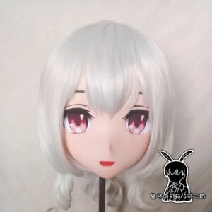 (KM5158)Quality Handmade Female/Girl Resin 3/4 Head Japanese Cartoon Character Cosplay Kigurumi Mask Crossdresser