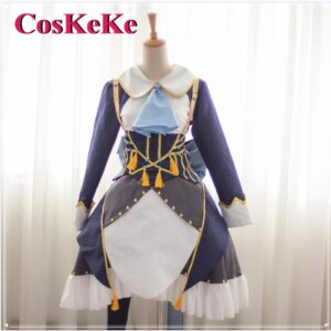 CosKeKe [Customized] Izayoi Sakuya Cosplay Anime Game Touhou Project Costume Sweet Elegant Maid Dress Role Play Clothing New